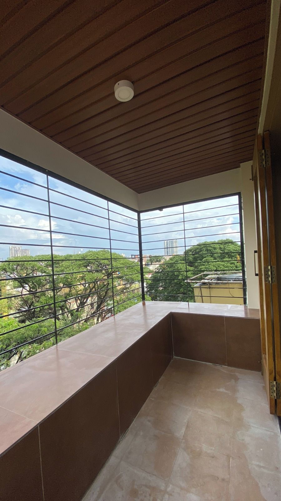 Vue depuis le balcon