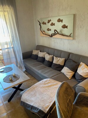 Living area - Vrbo Property (Anissaras)