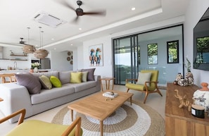 Living area - Casa Mui 3 Bed Seaview Infinity Pool (Koh Samui)