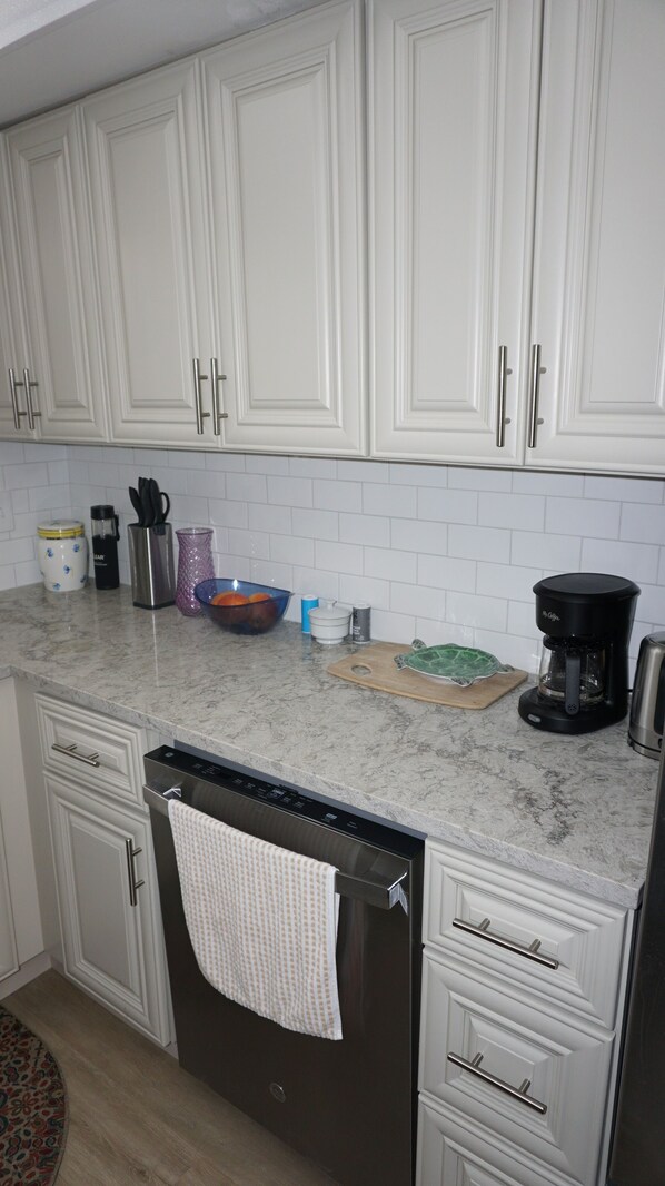 Private kitchen - Ground Floor 1BR condo in St. Pete Beach: heated pools, shuffleboard & BBQ's. (St. Pete Beach)