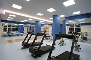Fitness facility - Apartment with sea, pool and mountain views - Boulevard Family Club Bertioga (Bertioga)