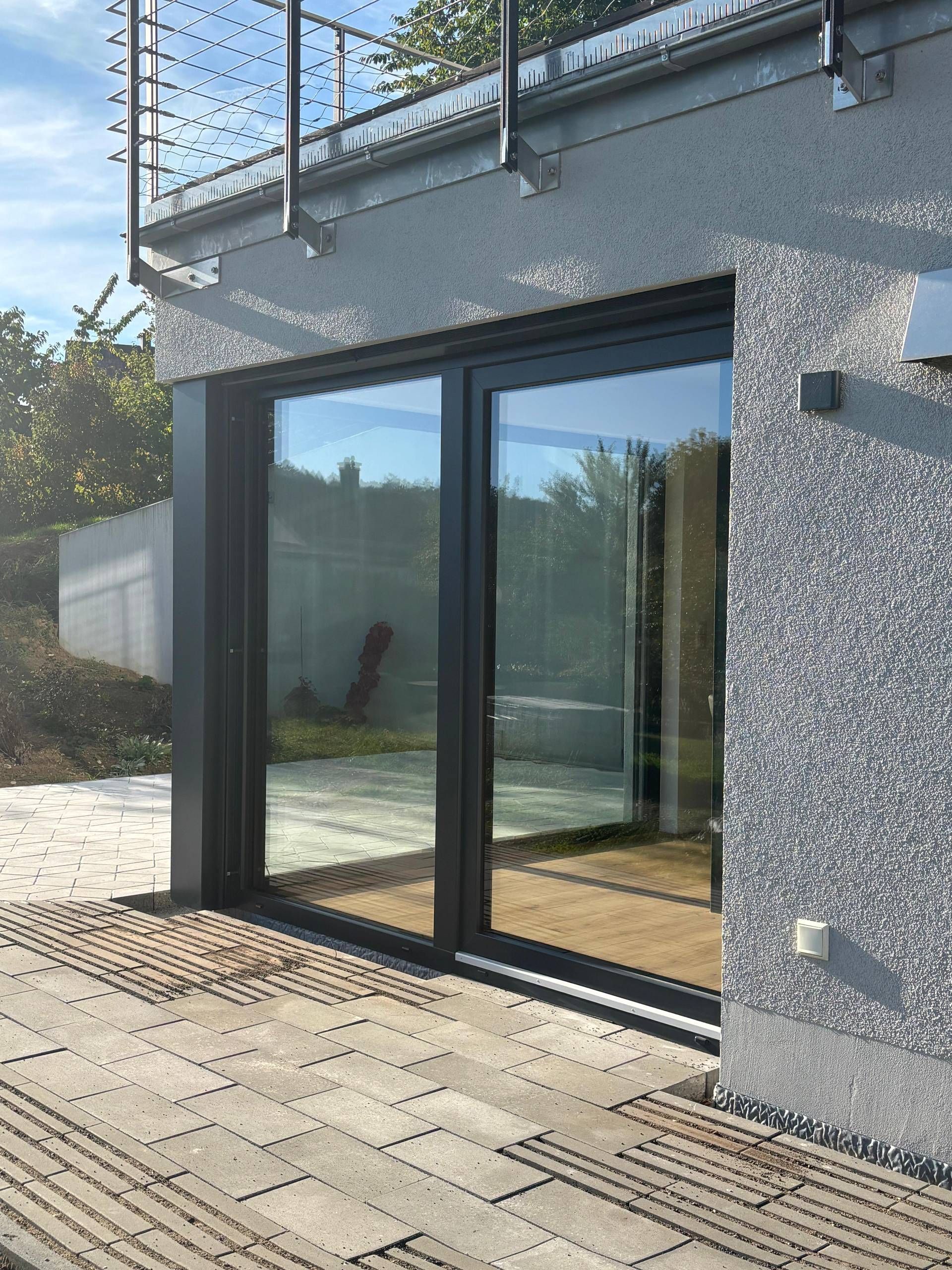 Wiesenloft am Donauradweg (Pentling OT Graßlfing)-Direkter Zugang zur Terrasse