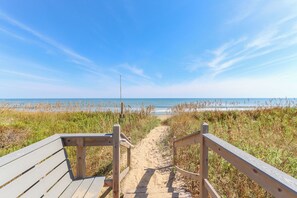 Beach Access - Pet-friendly semi-oceanfront home with a pool & hot tub! (Southern Shores)