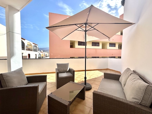 Vacation Home 'Apt Colina 2, Los Cristianos K105' with Shared Pool, Private Terrace and Wi-Fi