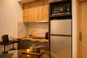 Private kitchen - AVRA Acropolis View | 2BR Apartment with Terrace near Metro (Athina)