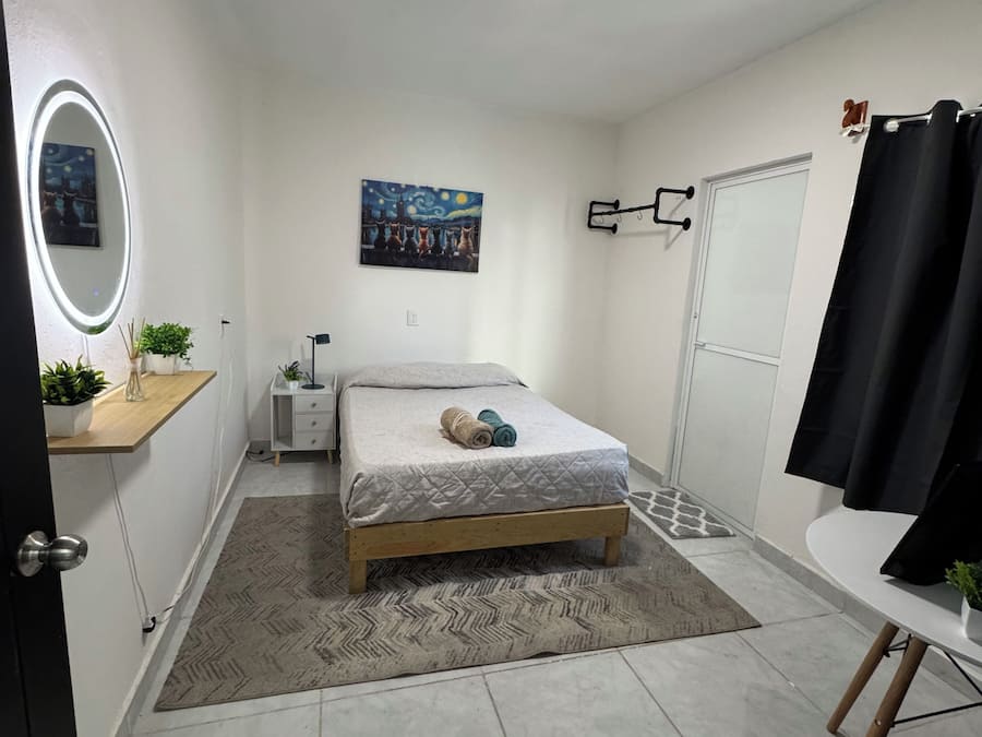 Spiseområde på rommet