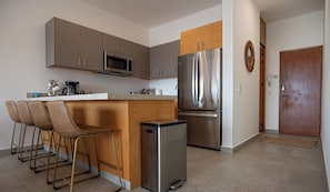 Private kitchen - Amazing 2BR Condo with Rooftop Pool, Gym and Views (Cabo San Lucas)