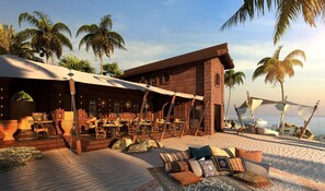 Outdoor dining - Saii Lagoon Maldives Cache Transfer Included (Eh'mafushi)
