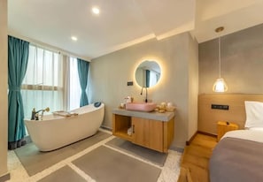 Bathroom - Serene Nook Hotel  Skyline&River Views (Yuzhong District)