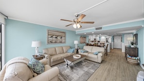 Living Area - #503 Shores Club Oceanfront Traffic Free Beach 2/2 (Daytona Beach Shores)