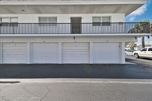 Garage - #211 Curran Shores N.  Cozy 1/1 Condo Daytona Beach Shores (Daytona Beach Shores)