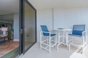 Spacious Balcony - #306 Seychelles 2/2 Southeast Corner Oceanfront Condo on Traffic Free Beach (Daytona Beach Shores)