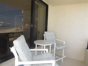 Balcony - #303 Seychelles 3/3 Oceanfront Condo on Traffic Free Beach in Daytona Beach Shores (Daytona Beach Shores)