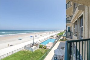 Balcony View  - #3303 Towers @ Ponce Inlet 3/3 Oceanfront condo Traffic Free Beach (Ponce Inlet)