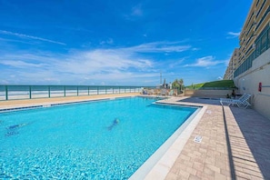 Pool - #6410 Towers Oceanview 2/2 Condo (Ponce Inlet)