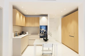 Private kitchen - Croisette : chic 2 chambres/ 2 salles de bains (Cannes)