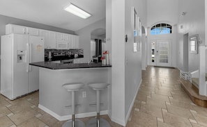 Private kitchen - 5BR Lake Berkley Home, Lake-view Pool (Kissimmee)