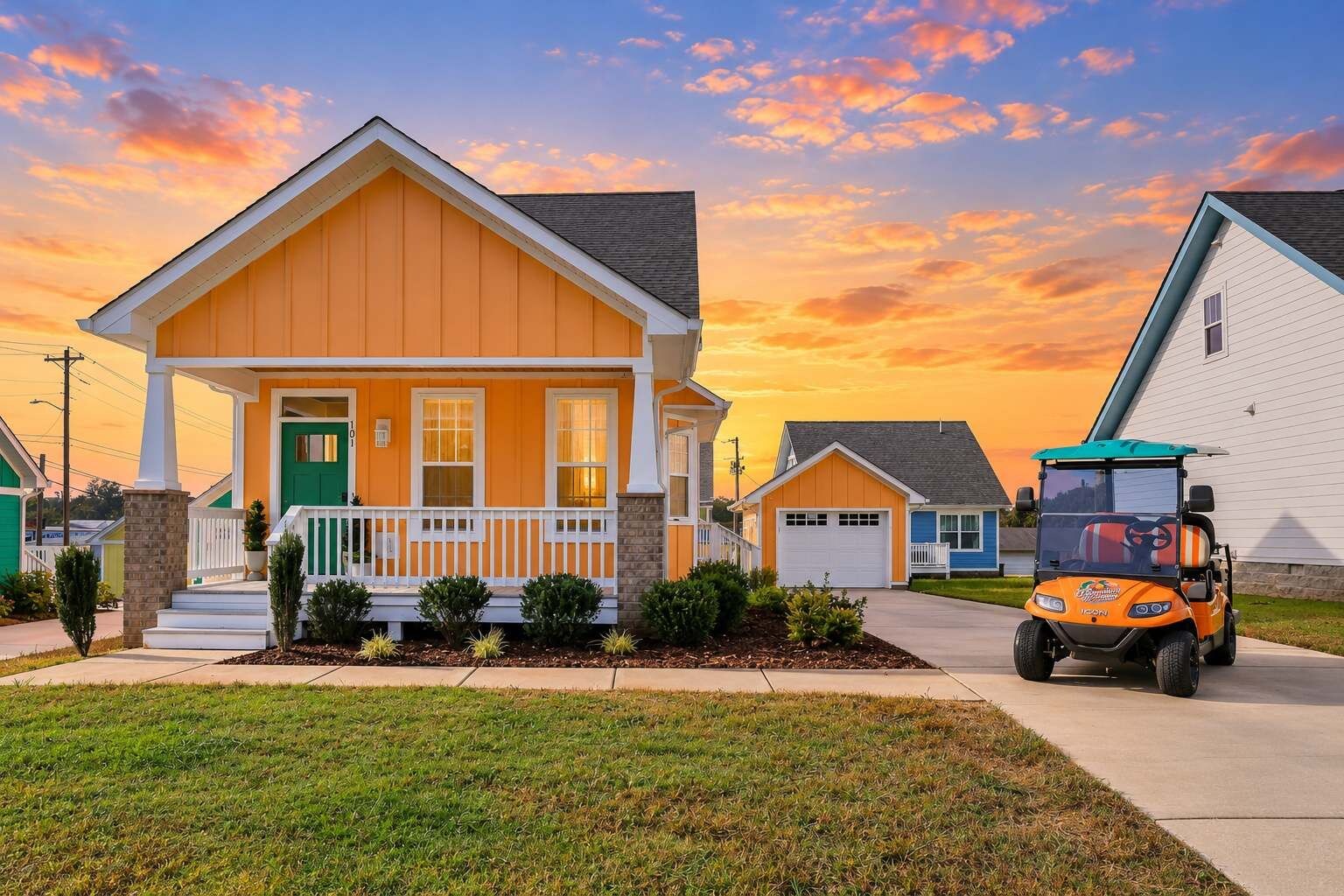 Exterior: Front view of the home
