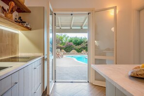 Private kitchen - Villa Tigli: A 5-Minute Walk From the Beach by Top Villas Sardinia (Quartu Sant'Elena)