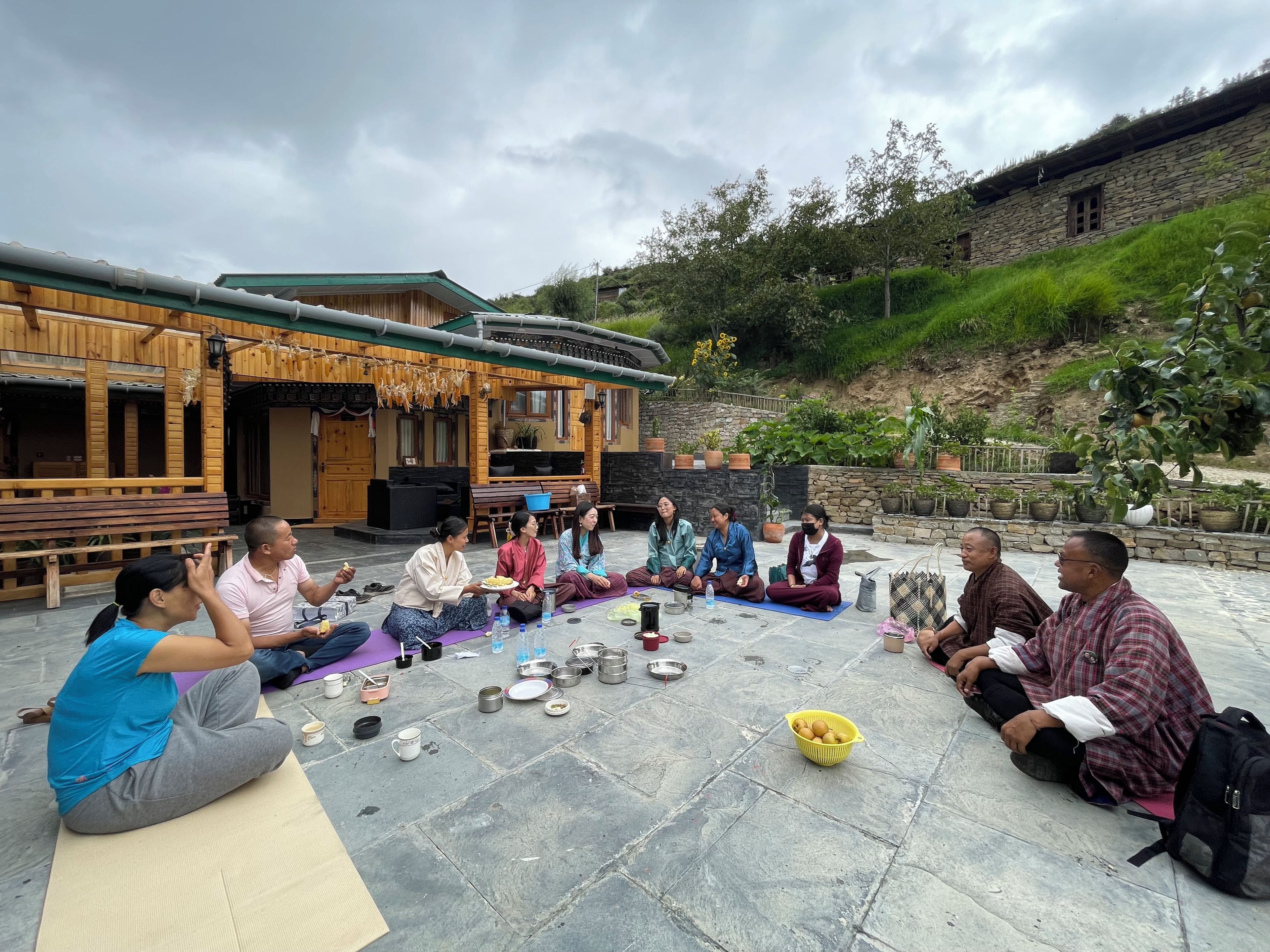 Khuôn viên nơi lưu trú