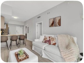 Living area - A chic urban escape where comfort comes naturally. (Miami)