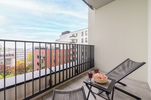 Blick vom Balkon