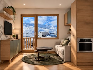 Living area - Cozy studio in Val Thorens - 4 guests (Val Thorens)