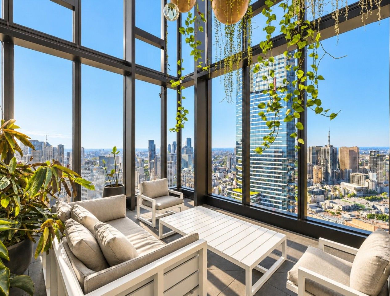 Bathe in sunlight at the Level 70 Sky Garden while enjoying unparalleled views. Note: a Building Induction is required to use these amenities.