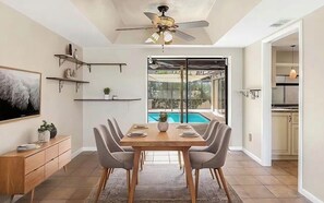 Dining - The King’s Oasis - Private Pool & Coastal Vibe (Fort Myers)