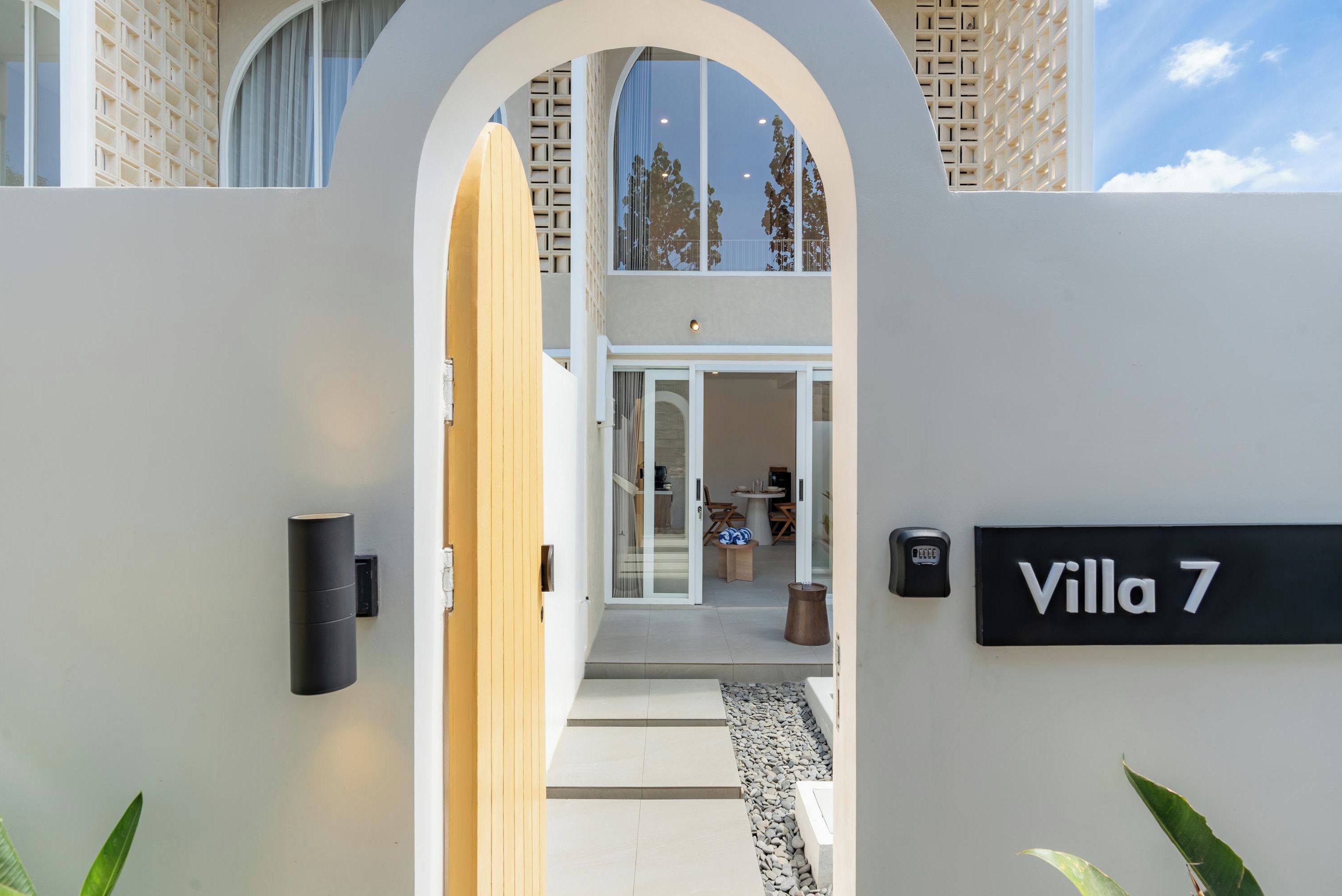 Entrée de l’hébergement