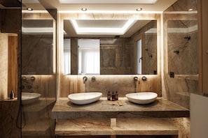 Bathroom - GkF Luxury Villas (Naxos)