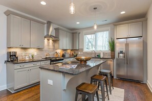 Kitchen #2! - 2 Homes: 7 Bedrooms Sleeps 22 Walk to WeHo/Geodis (Nashville)