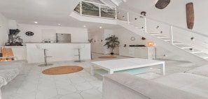 Living area - Charming duplex with swimming pool (Saint-François)