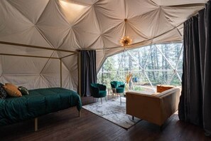 Interior - Gatsby Riverside Dome | Romantic Rustic Escape (Calgary)