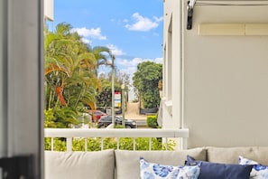 View of beach and access path straight across the road from the unit - view from balcony - Muroy - Beachside Apartment @ Cotton Tree (Maroochydore)