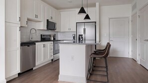 Private kitchen - Landing | Incredible 1BD, Game Room, Gym (Gainesville)