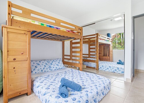  Private beach with pathway to spacious 3 bedroom home