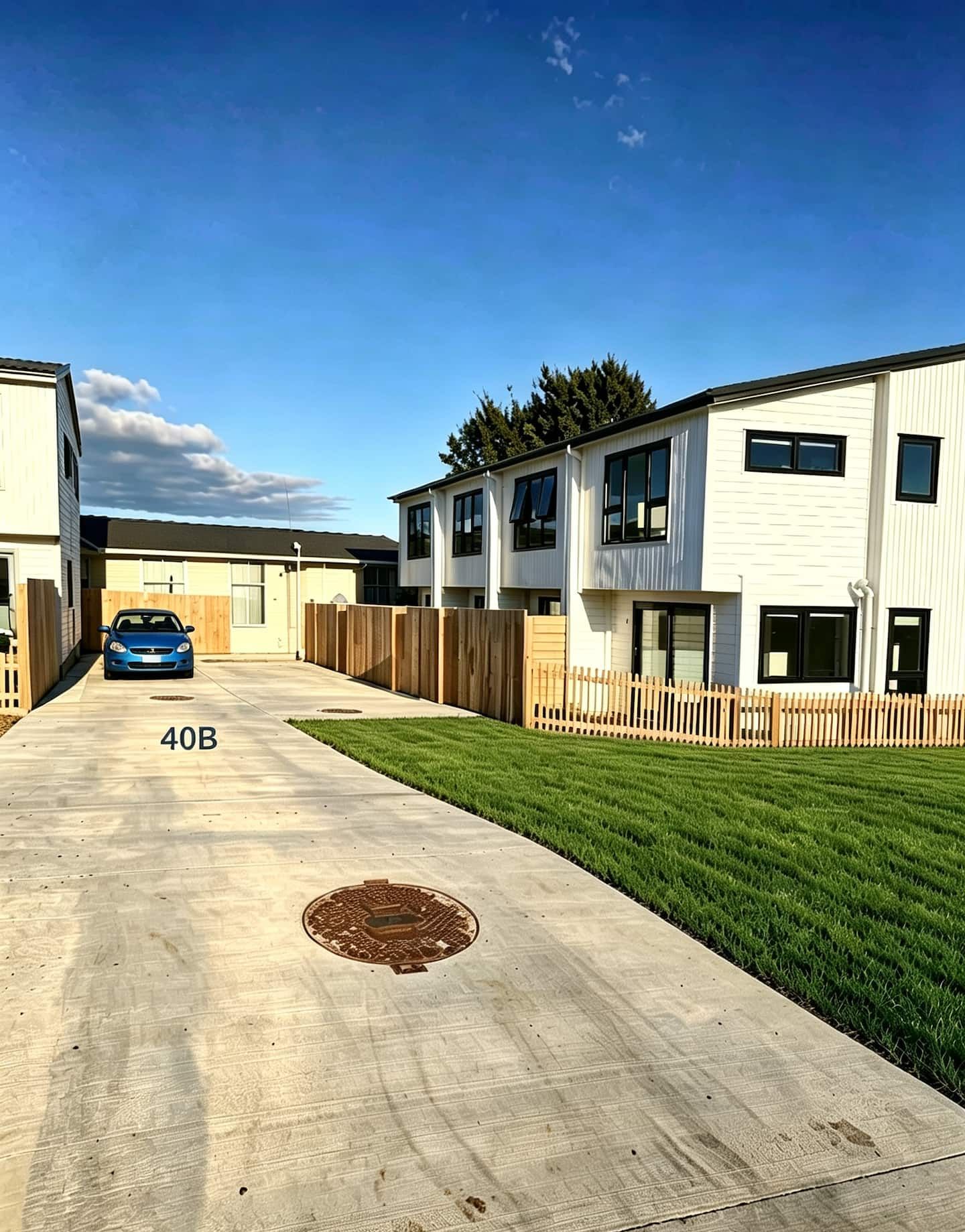 Park up and settle straight in — convenient off-street parking is available just steps from your home.