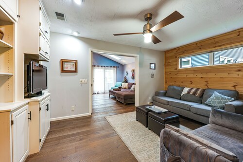 Steps to Lake! Home w/ Deck & Views in Conesus