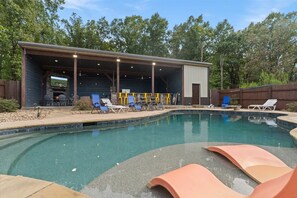 Pool - Heated Pool | 14-Acre Ranch | Lake & Hot Tub (Broken Bow)