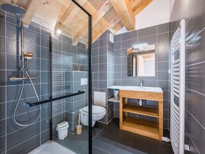 Bathroom - Chalet panoramic view - 9 guests (La Toussuire)