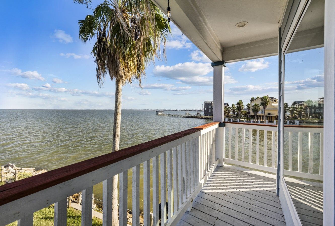 Sip your morning coffee on the breezy deck