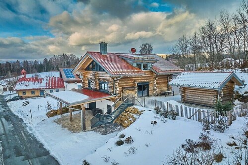 Cabin in Spiegelau with swimming pool