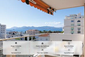 Property grounds - 3-Bedroom Apartment with Ocean View Terrace, Parking, 5 min from the Croisette A3B138 (Cannes)
