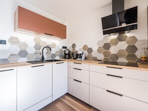 Private kitchen - Apartment mountain view - 6 guests (La Toussuire)