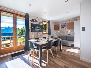 Dining - Apartment mountain view - 6 guests (La Toussuire)