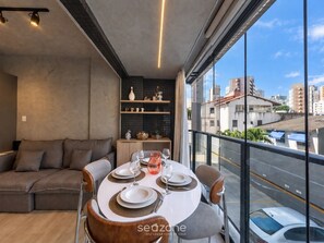 Dining - Apt. in Condo. w/ Pool 620m From Beach Blb0107 (Salvador)