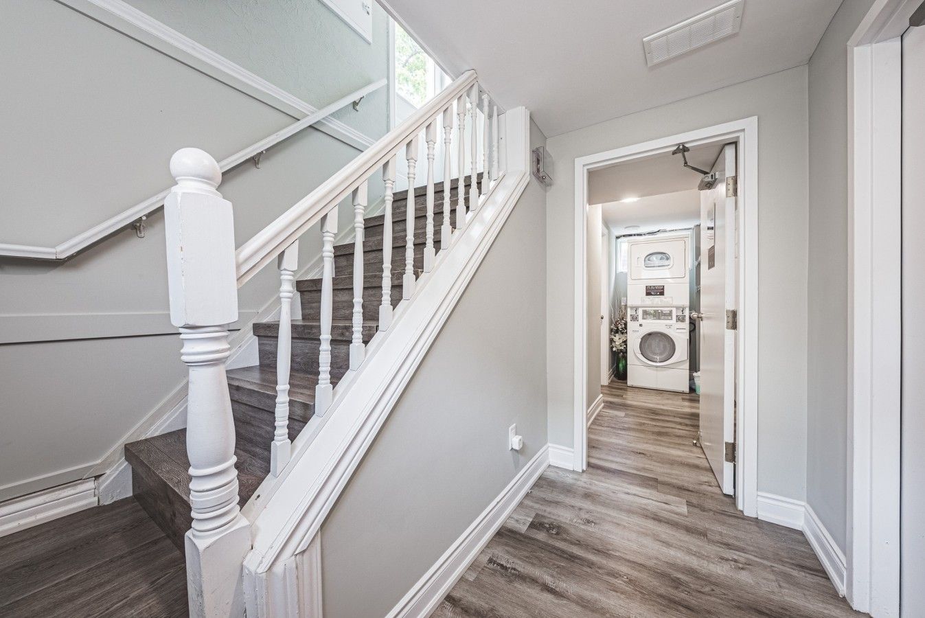 Common area to laundry room