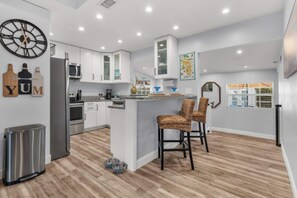 Open concept kitchen living space