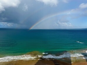 Beach - Playa Sol Beachfront: King Bed Facing The Ocean with Central A/C (Luquillo)